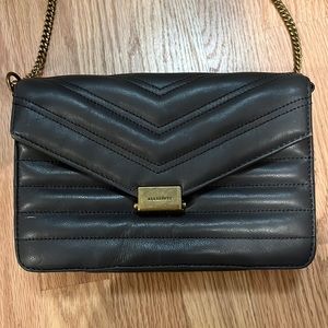 AllSaints Justine Quilted Crossbody Bag